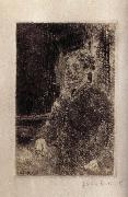 James Ensor My Portrait Skeletonnized oil